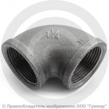 Угольник чугунный ВР (ВН) Ду 32 (1 1/4")