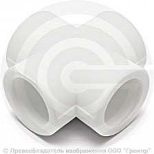 Крестовина PP-R переходная белая Дн 25-20 Pro Aqua