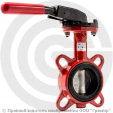 Затвор дисковый поворотный межфланцевый Ду-65 Ру-16 EPDM с чугунным диском АДЛ Гранвэл ЗПВЛ-FLN(W)-MN-Е