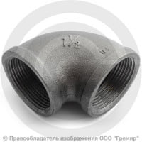 Угольник чугунный ВР (ВН) Ду 40 (1 1/2")