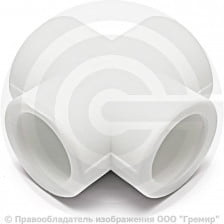 Крестовина PP-R переходная белая Дн 32-25 Pro Aqua