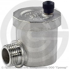 Воздухоотводчик автоматический латунный Ду-15 (1/2") Ру-10 НР (НАР) угловой OR 502