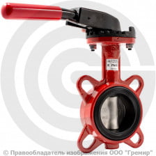 Затвор дисковый поворотный межфланцевый Ду-125 Ру-16 EPDM с чугунным диском АДЛ Гранвэл ЗПВЛ-FLN(W)-MN-Е