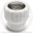 Муфта PP-R комбинированная белая ВР (ВН) Дн 25-1/2" PRO VALFEX