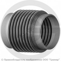 Компенсатор сильфонный осевой многослойный с кожухом и внутренним экраном Ду-300 Ру-25 L=632мм под приварку патрубки сталь КСО Hortum