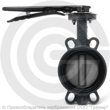 Затвор дисковый поворотный межфланцевый Ду-40 Ру-16 NBR с нержавеющим диском Benarmo