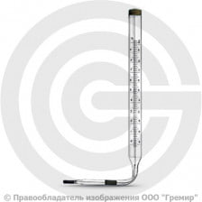 Термометр технический жидкостный ТТЖ-М угловой от -35 до +50°C, ножка 104 мм