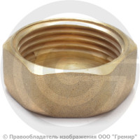 Заглушка латунная ВР (ВН) Ду-20 (3/4") VALFEX