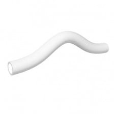 Скоба PP-R большая обводная белая наружная пайка Дн 20 VALFEX
