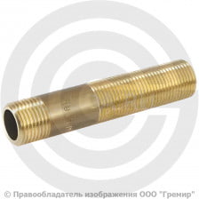 Сгон латунный Ду-15 (1/2") L=75мм STOUT
