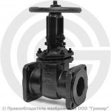 Задвижка чугунная фланцевая Ду-80 Ру-16 (Т<225°С) 30ч6бр ЛМЗ
