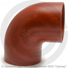 Отвод чугунный безраструбный SML Ду 200 88гр Китай