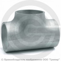 Тройник 377х12-325х10 (Ду 350-300) оцинкованный переходной ГОСТ 17376