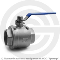 Кран нержавеющий AISI 304 (CF8) Ду-65 (2 1/2") Ру-25 ВР (ВН) муфтовый NK-BML65/4