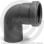 Отвод PP-H серый Дн 32 87гр б/нап в/к VALFEX