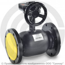 Кран стальной фланцевый с редуктором Ду-400 Ру-16 L=955мм Broen Ballomax КШТ 61.103.400.Р.16