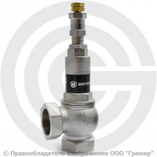 Клапан предохранительный пружинный латунный Ду 32-32 ВР (ВН) Рн=1...16бар Benarmo