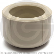 Заглушка (пробка) PP-R серая внутренняя пайка Дн 40 VALFEX