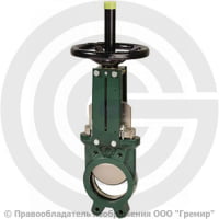 Задвижка шиберная односторонняя с выдвижным штоком Ду-50 Ру-10 (Т<80°С) VG3400 Tecofi