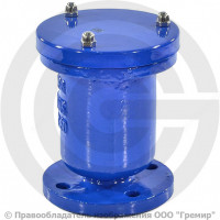 Вантуз автоматический однокамерный чугунный фланцевый Ду-80 Ру-10/16 Benarmo