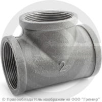 Тройник чугунный ВР (ВН) Ду 50 (2")