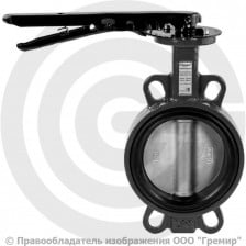 Затвор дисковый поворотный межфланцевый Ду-300 Ру-16 EPDM с нержавеющим диском Ридан ЗДМ 05