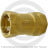 Клапан обратный осевой латунный Ду-15 (1/2") Ру-16 ВР (ВН) (Т<110°С) диск латунь+EPDM SantechSystems Эко
