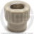 Муфта PP-R комбинированная серая ВР (ВН) Дн 32-1" Pro Aqua