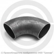 Отвод 133х3,5 (Ду-125) стальной (Ст.20) 90 градусов шовный