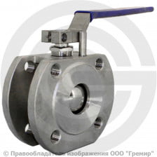 Кран нержавеющий AISI 316 (CF8M) межфланцевый под привод Ду-65 Ру-16 Benarmo
