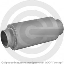 Компенсатор сильфонный осевой многослойный с кожухом и внутренним экраном Ду-32 Ру-16 L=285мм под приварку патрубки сталь DEK multilayer Hortum