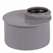 Переход PP-H короткий серый Дн 110-90 б/нап в/к Ostendorf HT HTR