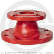 Переход фланцевый ПФ (ХФ) стальной Ду 250-100 Ру-10 КЗСД