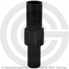 Переход ПЭ100-сталь спигот неразъемный Дн 75-76 Ру-10 SDR17