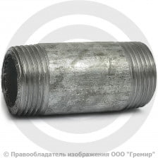 Бочонок стальной оцинкованный L=65мм Ду-25 (1") КАЗ