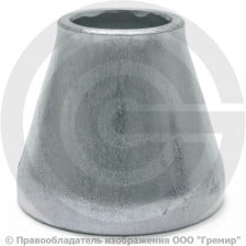 Переход 76х3,5-45х2,5 (Ду 65-40) оцинкованный концентрический ГОСТ 17378 КАЗ