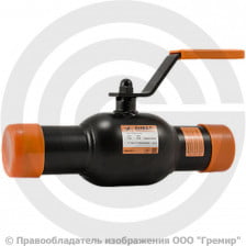 Кран стальной под приварку Ду-25 Ру-40 L=230мм АДЛ КШТ.10.025.40