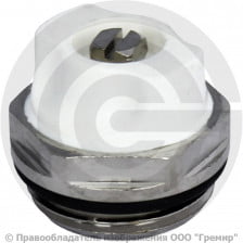 Кран Маевского ручной латунный Ду-10 (3/8") Ру-16 НР (НАР) под отвертку Giacomini R90