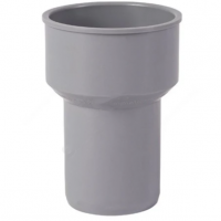 Переход PP-H на металлическую трубу сифона серый Дн 50/50 б/нап б/к Ostendorf HT HTS