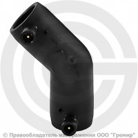 Отвод ПЭ100 электросварной Дн 40 45гр Ру-16 SDR11 EUROSTANDARD