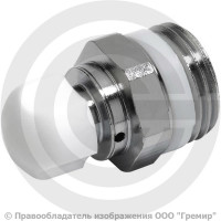 Кран Маевского ручной латунный Ду-6 (1/8") Ру-10 НР (НАР) с колпачком Giacomini R66A