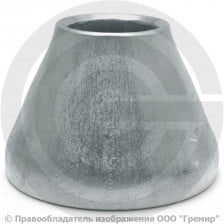 Переход 108х4-57х3 (Ду 100-50) оцинкованный концентрический ГОСТ 17378 КАЗ