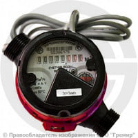 Счётчик крыльчатый одноструйный Ду-15 Ру-16 (Т<95°С) L=110мм импульсный Б/К ВСГд Тепловодомер