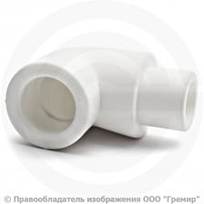Угольник PP-R переходной белый внутренняя-наружная пайка Дн 20 90гр Pro Aqua