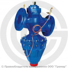 Клапан балансировочный автоматический чугунный фланцевый Ду-65 Ру-16 Kvs=44.5м3/ч с измерительными ниппелями R206CF Giacomini