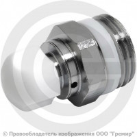 Кран Маевского ручной латунный Ду-15 (1/2") Ру-10 НР (НАР) с колпачком Giacomini R66A