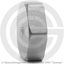 Заглушка латунная ВР (ВН) Ду-15 (1/2") никель SantechSystems