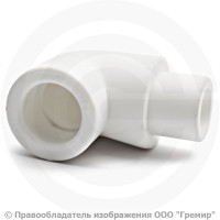 Угольник PP-R переходной белый внутренняя-наружная пайка Дн 32 90гр Pro Aqua