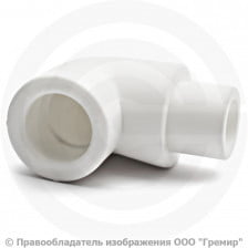 Угольник PP-R переходной белый внутренняя-наружная пайка Дн 32-25 90гр RTP (РосТурПласт)