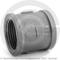 Муфта чугунная ВР (ВН) Ду 25 (1")